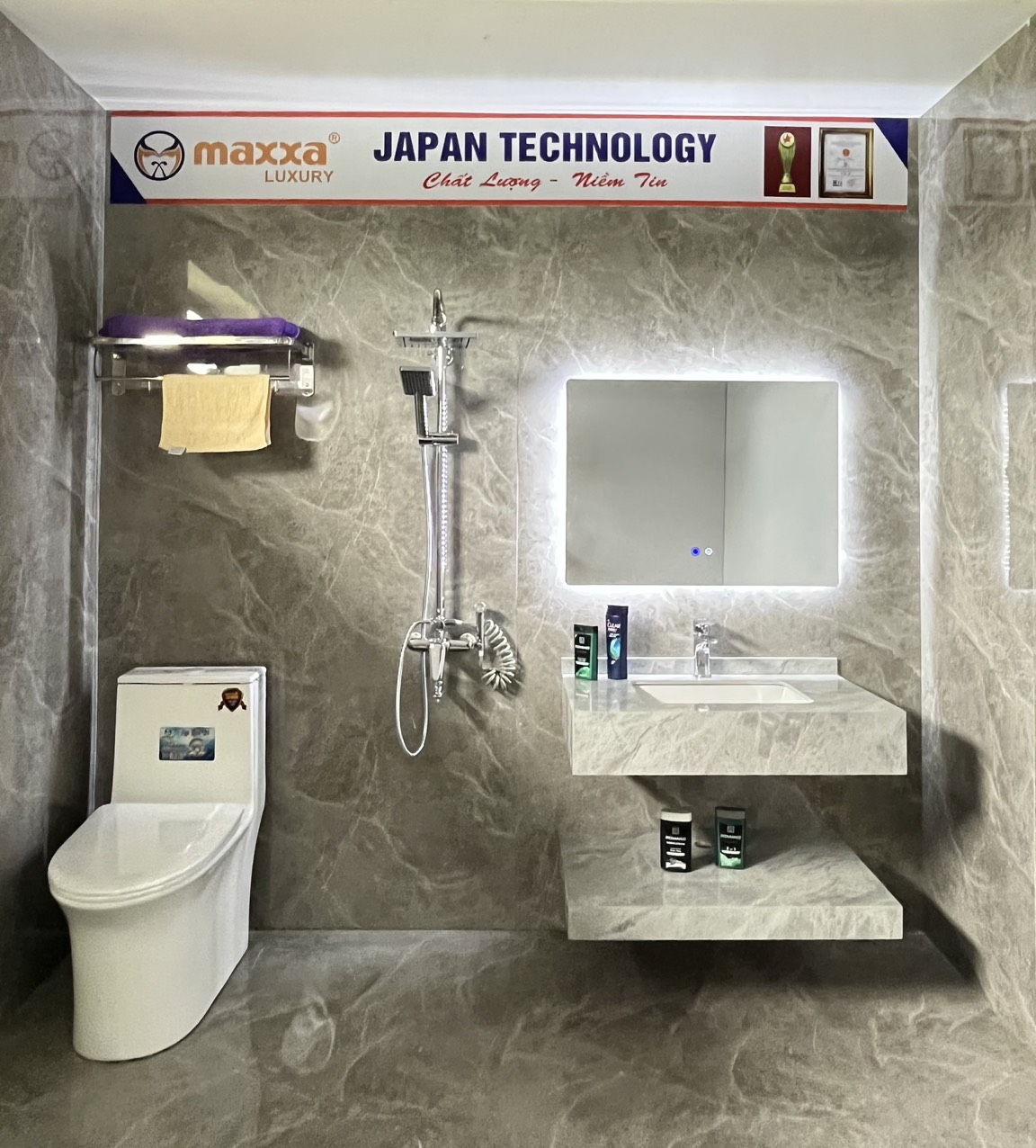 Combo Lavabo nhà tắm sang trọng Maxxa Luxury